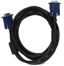 Кабель VGA (15M-15M), 3 м, ферритовый фильтр, VCOM <vvg6448-3m></vvg6448-3m>