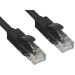 Патч-корд прямой UTP кат.5e, 15 м, черный, 24 AWG, GCR-LNC06-15.0m
