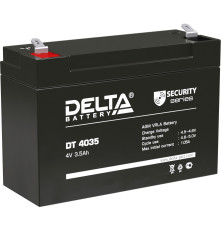 Аккумулятор свинцово-кислотный DELTA DT 4035, 4В/3.5Ач
