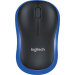Мышь беспроводная Logitech M185, черный/синий