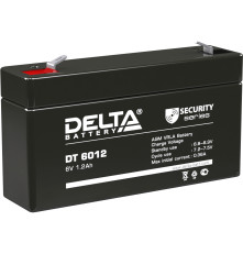 Аккумулятор свинцово-кислотный DELTA DT 6012, 6В/1.2Ач 
