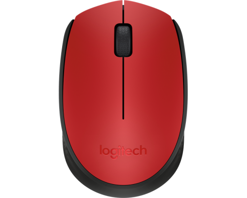Мышь беспроводная Logitech M171, красный