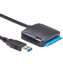 Кабель-адаптер USB3.0 ---SATA III 2.5/3,5"+SSD, VCOM CU816