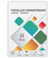 Пленка для ламинирования A5, 154х216 (100 мкм) глянцевая 100шт, ГЕЛЕОС [LPA5-100]