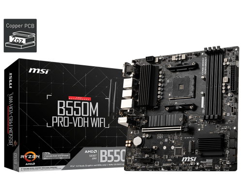 Материнская плата MSI B550M PRO-VDH WIFI (AM4)