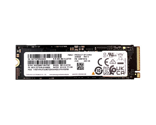 Твердотельный накопитель Samsung PM9A1, 2TB, M.2(22x80mm) Твердотельный накопитель Samsung PM9A1, 2TB, M.2(22x80mm)