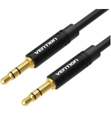Кабель Vention Jack 3,5 mm M/Jack 3,5 mm M, 1.5 м, черный