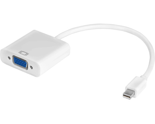 Адаптер-переходник mini DisplayPort 20M-VGA 15F, GCR-MDP2VGA Адаптер-переходник mini DisplayPort 20M-VGA 15F, GCR-MDP2VGA