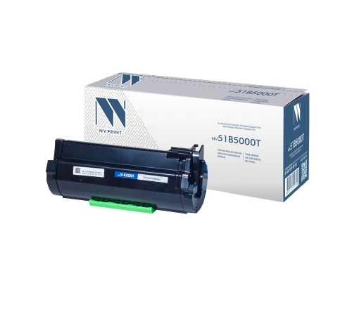 Тонер-картридж NVP NV-51B5000T для Lexmark MX317dn/MS317dn/MX417de/MS417dn/MX517de/MS517dn/MX617de/MS617dn (2500 стр.)
