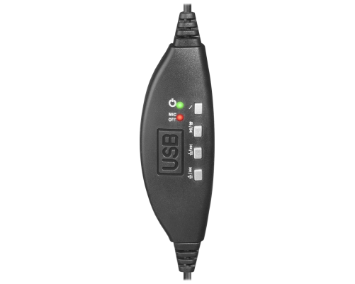 Гарнитура Defender Gryphon 750U USB, черный, 1.8м кабель Гарнитура Defender Gryphon 750U USB, черный, 1.8м кабель