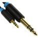 Кабель Vention Jack 6,5 mm M/ 3,5 M, 3 м, черный