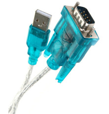 Кабель-переходник USB Am -> RS-232 DB9M, винты ( добавляет в систему  COM порт) Aopen/Qust <ACU804>