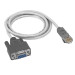 Адаптер-переходник DB9 RS-232/RJ45 9F/8P8C, 1.0 м, серый, 30AWG
