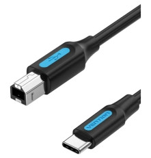 Кабель Vention USB 2.0 Type CM/BM, 2 м, черный