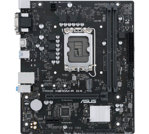 Материнская плата ASUS PRIME H610M-R D4-SI (LGA1700)