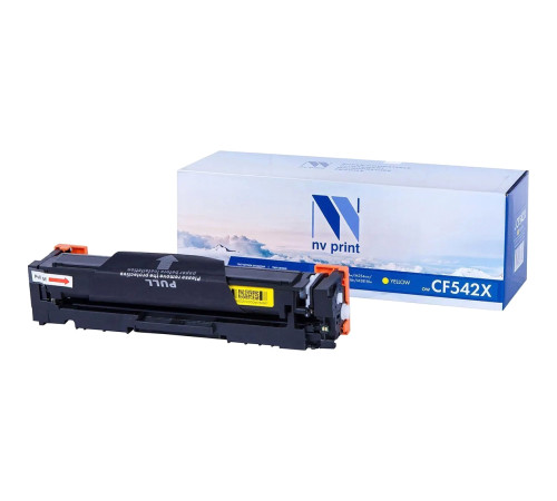 Тонер-картридж NVP NV-CF542X для HP Color LaserJet Pro M254dw/ M254nw/ M280nw/ M281fdn/ M281fdw, желтый (2500 стр.)