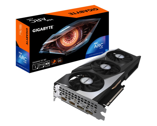 Видеокарта GIGABYTE INTEL ARC A380 GAMING OC 6GB GDDR6/96-bit Видеокарта GIGABYTE INTEL ARC A380 GAMING OC 6GB GDDR6/96-bit