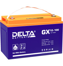 Аккумулятор свинцово-кислотный DELTA GX 12-100, 12В/100Ач
