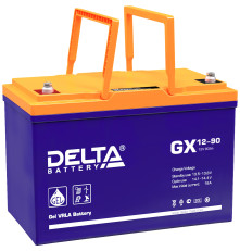 Аккумулятор свинцово-кислотный DELTA GX 12-90, 12В/90Ач
