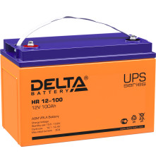 Аккумулятор свинцово-кислотный DELTA HR 12-100, 12В/100Ач

