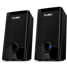 Акустическая система SVEN 318, 2.0, 2x2.5 Вт, USB, чёрный