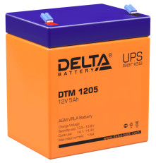 Аккумулятор свинцово-кислотный DELTA DTM 1205, 12В/5Ач
