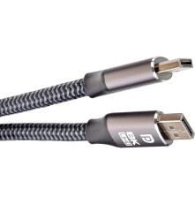 Кабель DP(M)-DP(M) ver. 1.4, 3 м, серый, Telecom Pro <tcg750-3m>