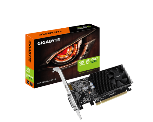 Видеокарта GIGABYTE GeForce GT 1030 2GB, DDR4/64-bit Видеокарта GIGABYTE GeForce GT 1030 2GB, DDR4/64-bit