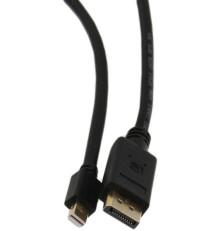 Кабель Mini DP(M)-DP(M), 1.8 м, черный, Telecom