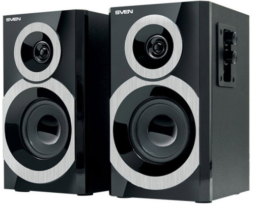 Акустическая система 2.0 SVEN SPS-619, 2х10 Вт(RMS), чёрный Акустическая система 2.0 SVEN SPS-619, 2х10 Вт(RMS), чёрный