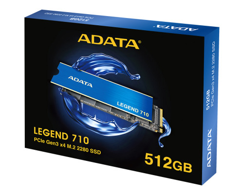 Твердотельный накопитель ADATA LEGEND 710, 512GB, M.2(22x80mm)