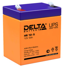 Аккумулятор свинцово-кислотный DELTA HR 12-5, 12В/5Ач 
