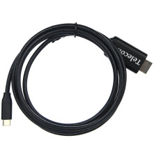 Кабель USB3.1 Type-Cm-HDMI A(m), 1.8 м, черный, Telecom <tcc008-1.8m>