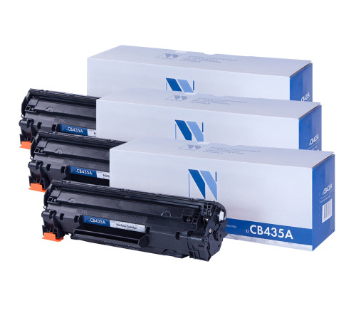 Комплект картриджей NVP NV-CB435A-SET3 для HP LaserJet P1005/ P1006 (1500 стр.) (3 шт)