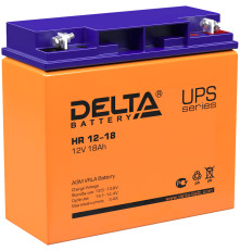 Аккумулятор свинцово-кислотный DELTA HR 12-18, 12В/18Ач 
