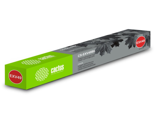 Картридж Cactus CS-EXV49BK C-EXV49BK BK для Canon IR C3320/C3320i/C3325i черный (36000 стр.) Картридж Cactus CS-EXV49BK C-EXV49BK BK для Canon IR C3320/C3320i/C3325i черный (36000 стр.)