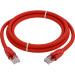 Патч-корд прямой 7.5m UTP кат.6, красный, 24 AWG, ethernet high speed, RJ45, T568B, GCR-52707