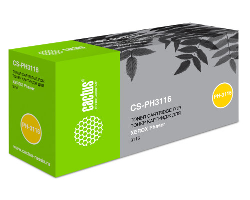 Картридж Cactus CS-PH3116 109R00748 для Xerox Phaser 3116 (3000 стр.)