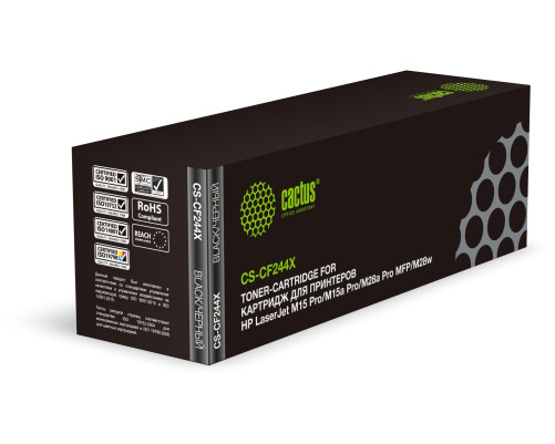 Картридж лазерный Cactus CS-CF244X CF244X для HP LJ M15 Pro/M15a Pro/M28a Pro MFP, черный (2000 стр.) Картридж лазерный Cactus CS-CF244X CF244X для HP LJ M15 Pro/M15a Pro/M28a Pro MFP, черный (2000 стр.)