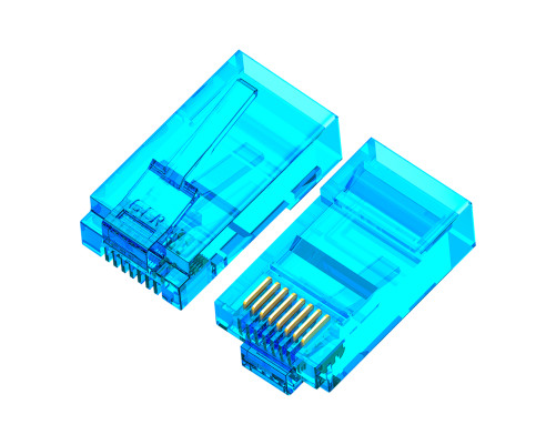 Коннектор цветной RJ-45 cat.5e UTP Male, 8p8c 15 шт (3 цвета по 5 шт), GCR-51802 Коннектор цветной RJ-45 cat.5e UTP Male, 8p8c 15 шт (3 цвета по 5 шт), GCR-51802