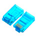 Коннектор цветной RJ-45 cat.5e UTP Male, 8p8c 15 шт (3 цвета по 5 шт), GCR-51802