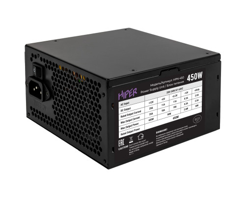 Блок питания 450 Вт HIPER ECO HPN-450 Блок питания 450 Вт HIPER ECO HPN-450