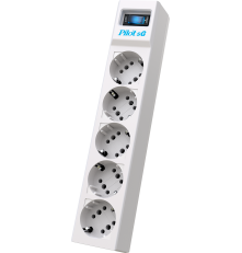 Сетевой фильтр Pilot SG5 5 outlets (GP), 10A / 2.2kVt, automatic circuit-breaker, 7 m