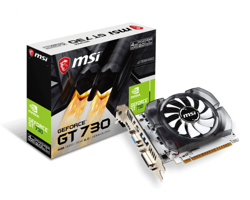 Видеокарта MSI NVIDIA GeForce GT N730-4GD3V2 4GB, DDR3/128-bit