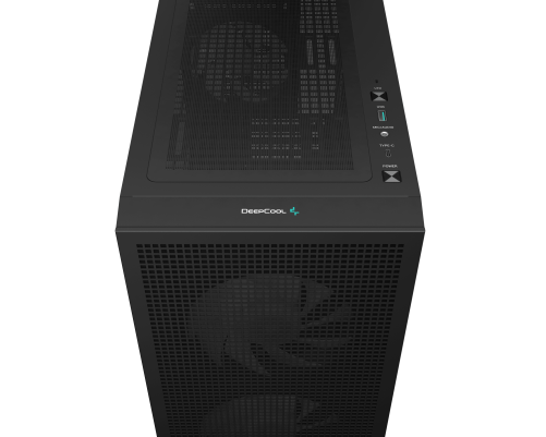 Корпус ПК без блока питания/ Deepcool Case CH360 Digital, 1xUSB3.0, 1xType-C, 2x140ARGB fan, 1x120ARGB fan, mATX, Digital display, Black Корпус ПК без блока питания/ Deepcool Case CH360 Digital, 1xUSB3.0, 1xType-C, 2x140ARGB fan, 1x120ARGB fan, mATX, Digital display, Black