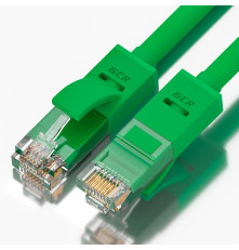 Патч-корд прямой UTP кат.5e, 5 м, зеленый, 24 AWG, литой, GCR-LNC05-5.0m