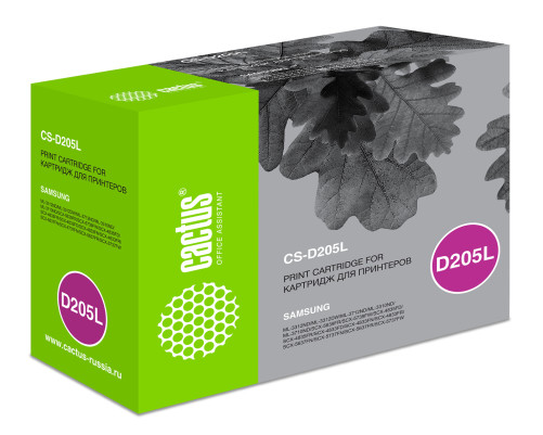 Картридж Cactus CS-D205L MLT-D205L для Samsung ML-3310/3710/SCX-5637/4833 (5000 стр.) Картридж Cactus CS-D205L MLT-D205L для Samsung ML-3310/3710/SCX-5637/4833 (5000 стр.)