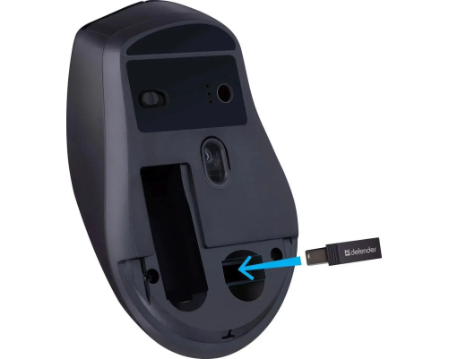 Мышь беспроводная Defender Effect X MS-095, 6D, 800-1600 dpi, черный Мышь беспроводная Defender Effect X MS-095, 6D, 800-1600 dpi, черный