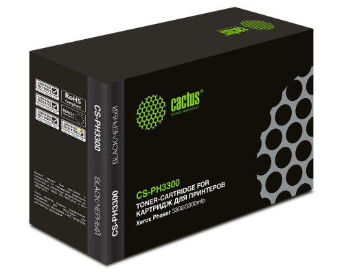 Картридж Cactus CS-PH3300 106R01412 для Xerox Phaser 3300/3300mfp (8000 стр.) Картридж Cactus CS-PH3300 106R01412 для Xerox Phaser 3300/3300mfp (8000 стр.)