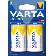 Элемент питания Varta ENERGY LR20 D BL2 Alkaline 1.5V (4120) (2 шт.)